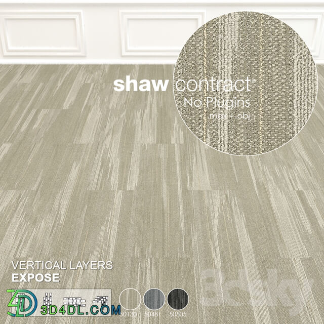 Shaw Carpet Vertical Layers Wall to Wall Floor No 1