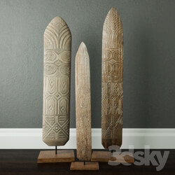 Other decorative objects Shields Wood Standing Decoration Jeffan 