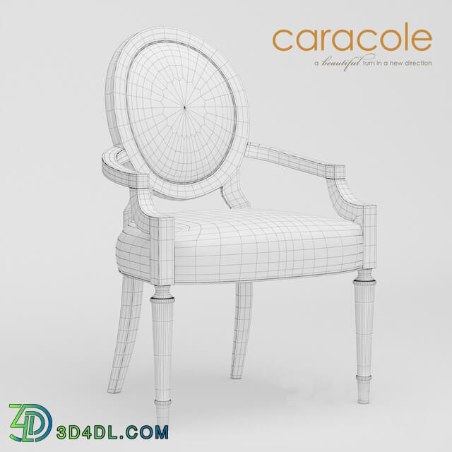 Dining chair May I Join You Caracole with armrests