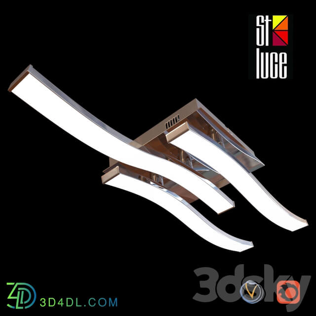 Lamp ST Luce SL919.102.03 Fluidita Ceiling lamp 3D Models