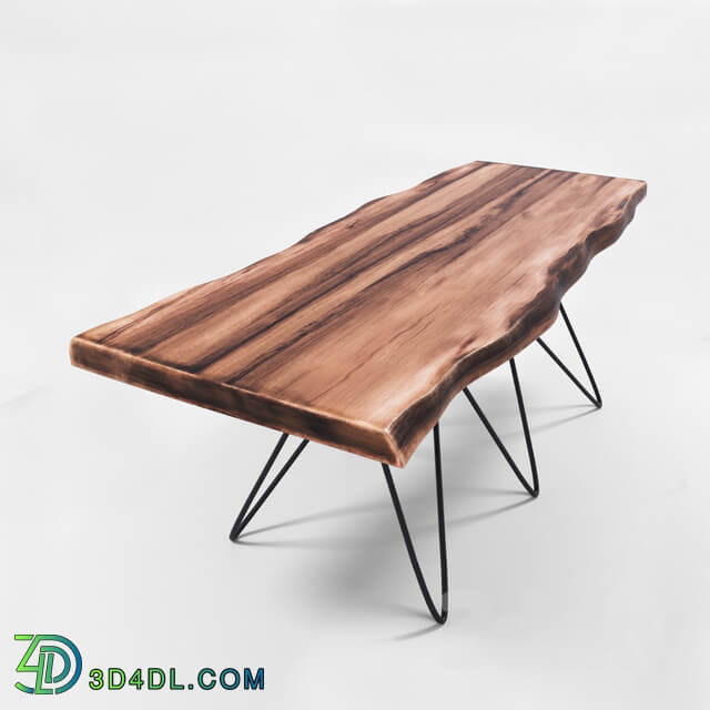 Solid wood table