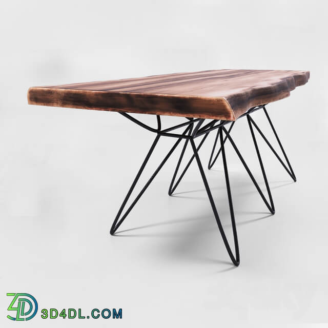 Solid wood table