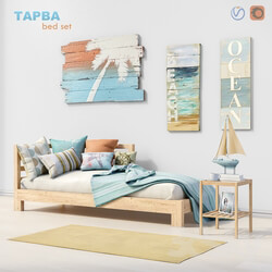 Bed daybed IKEA TARVA set 1 