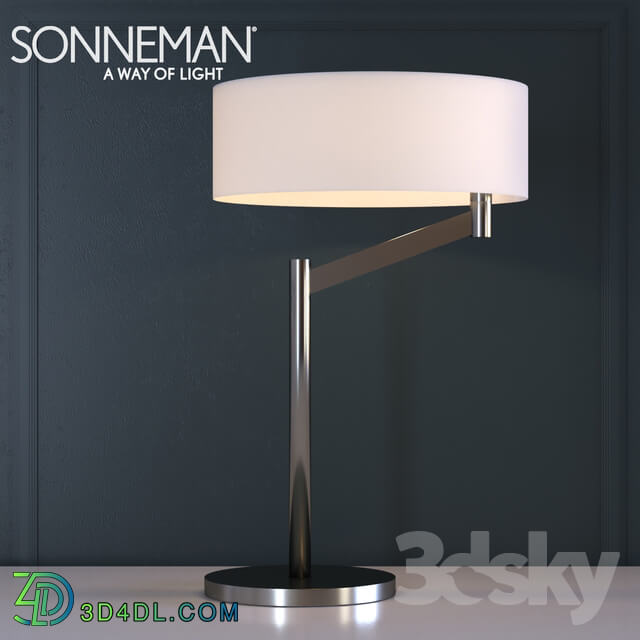 Sonneman Perch Swing Arm Table Lamp