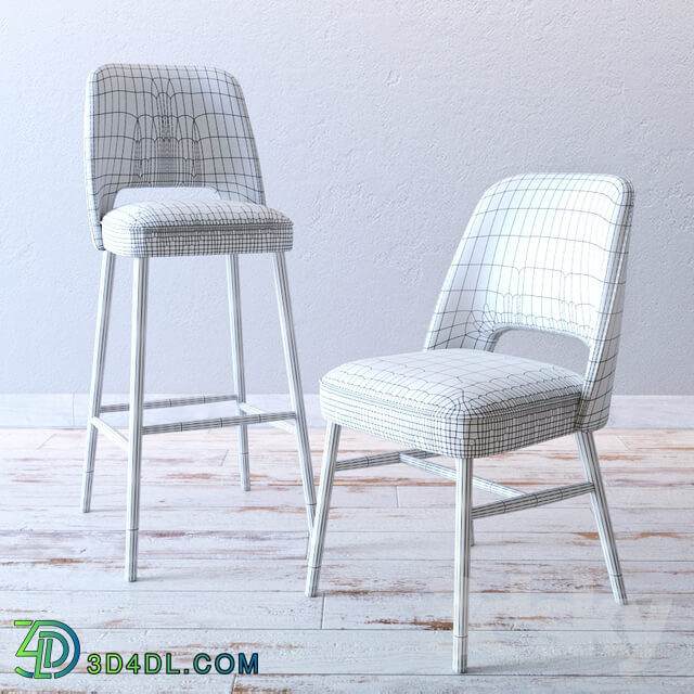 Chair CT041 Shell Bar Chair Shell 0042