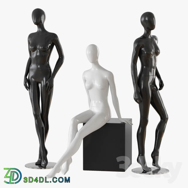 Abstract female mannequin