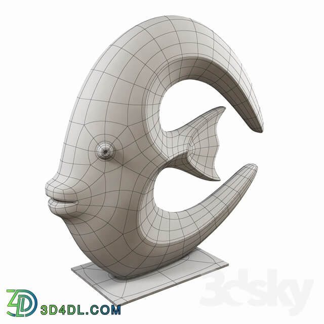 Fish statuette