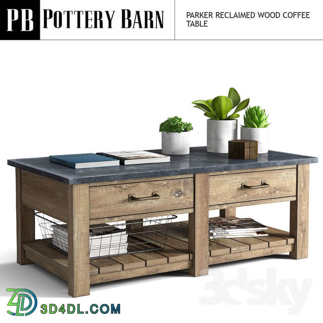 Parker Reclaimed Wood Coffee Table