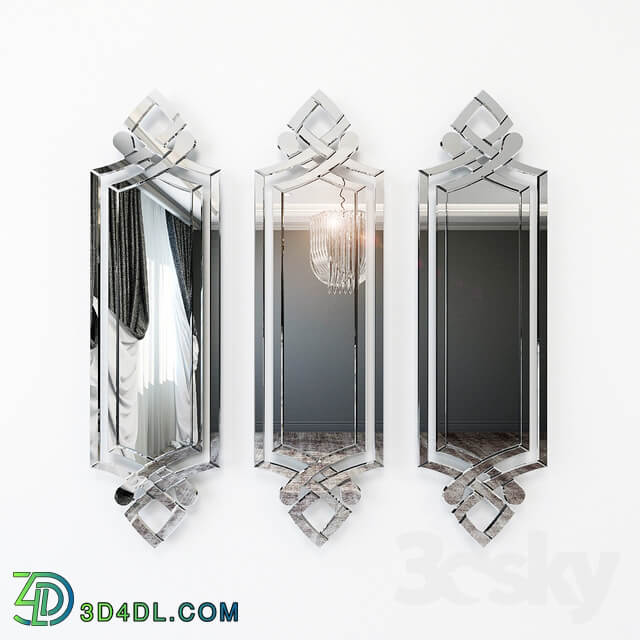 Mirrors in the Art Deco style