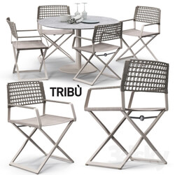 Table Chair Tribu Regista chair set 02 