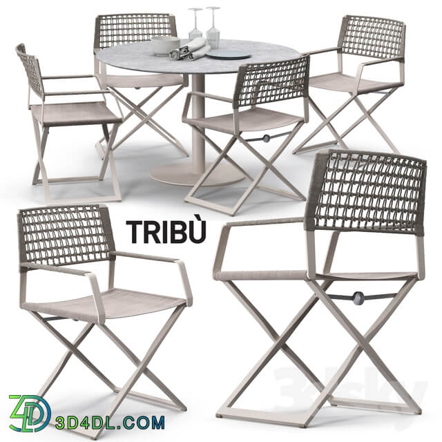 Table Chair Tribu Regista chair set 02