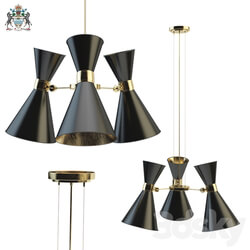 Delightfull cairo chandelier 3 Pendant light 3D Models 