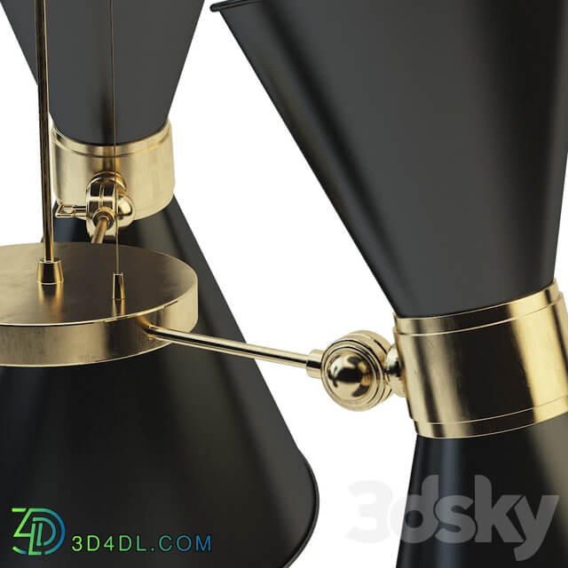 Delightfull cairo chandelier 3 Pendant light 3D Models