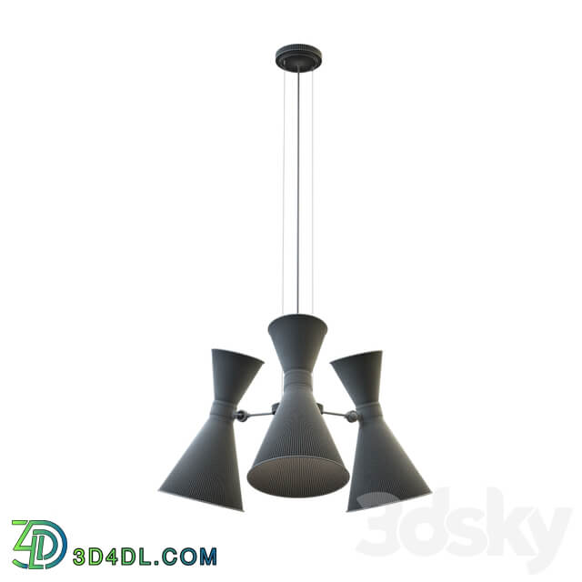 Delightfull cairo chandelier 3 Pendant light 3D Models