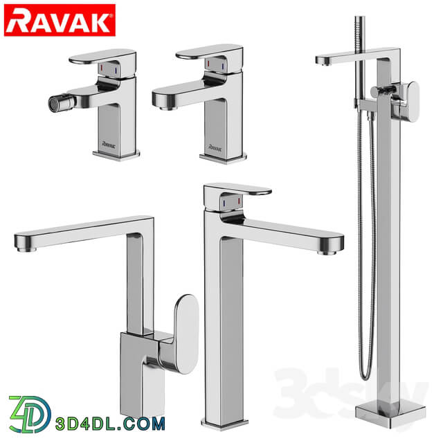 A set of mixers Ravak Chrome set 09