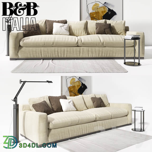 Sofa B B Italia Imprimatur with pillows