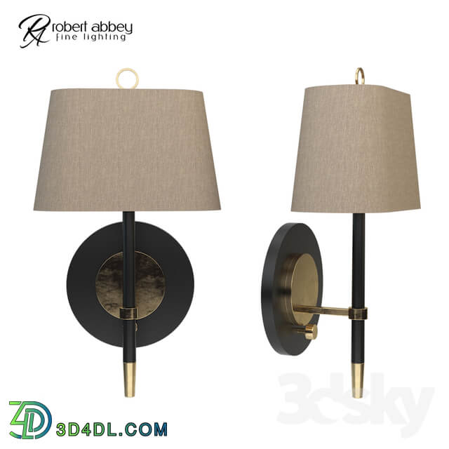 Jonathan Adler Ventana Brass Plug In Wall Lamp