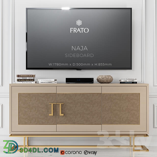 Sideboard Chest of drawer Frato Naja