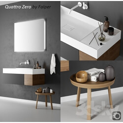 Washbasin Falper Quattro Zero 