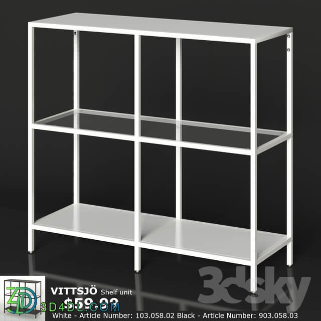Other IKEA VITTSJO Shelf unit