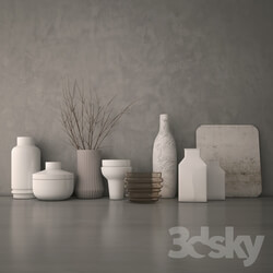 Decorative set of vases 