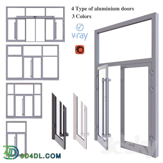 Aluminum door