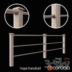 Rope handrail 