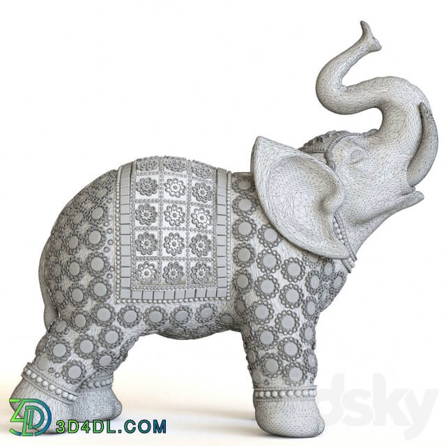 Elephant figurine. Elephant 3D Models