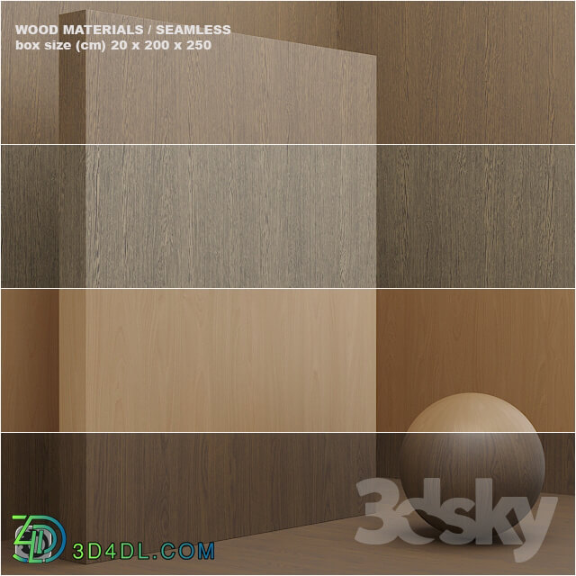 Material wood veneer seamless set 8