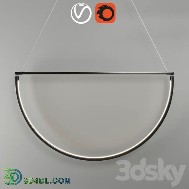 Chandelier AlexAllen Studio Chord 48 Pendant light 3D Models