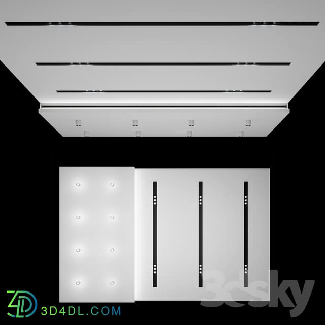 Miscellaneous Ceiling with illumination set 02