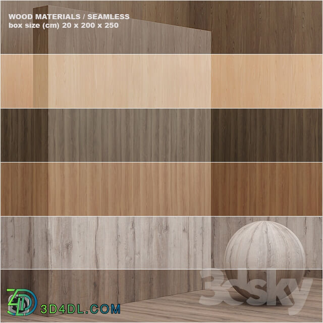 Material wood veneer seamless set 13