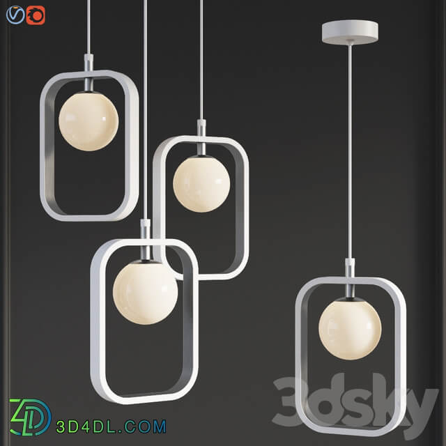 Suspension Light Avola Chrome Maytoni Modern Pendant light 3D Models