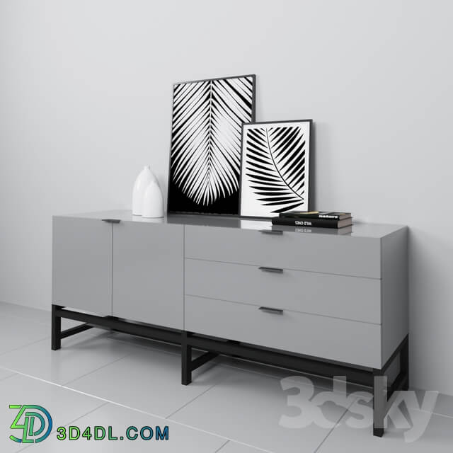 Sideboard Chest of drawer Minotti. Harvey gorizontal sideboard 2