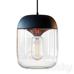 Acorn Black Hanging Lamp by Vita copenhagen Pendant light 3D Models 