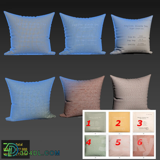 Decorative pillows set 119