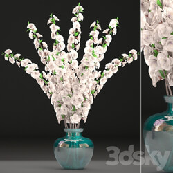 Collection of flowers 29. A bouquet of cherry blossoms 3D Models 