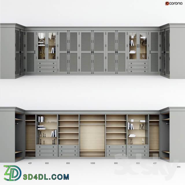 Wardrobe Display cabinets Wardrobe Dantone Home