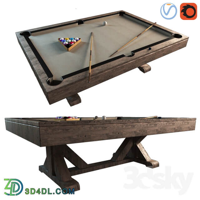 Pottery Barn Charleston Pool Table