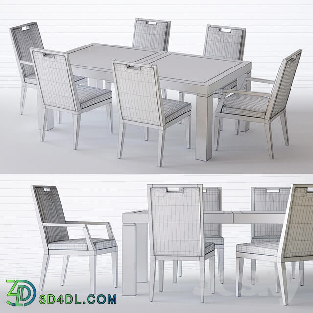 Table Chair Bernhardt Decorage Dining Set