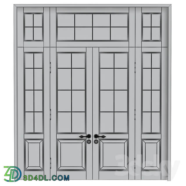 Classic wooden door