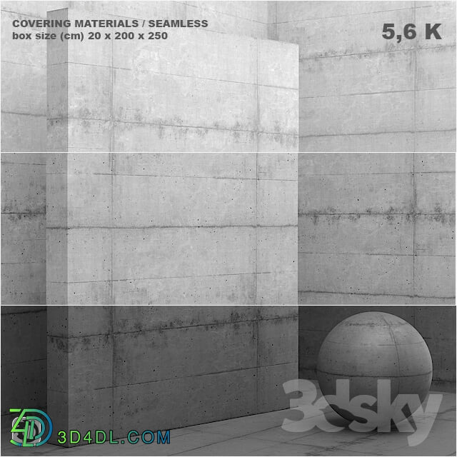 Miscellaneous Material seamless coating concrete plaster set 50