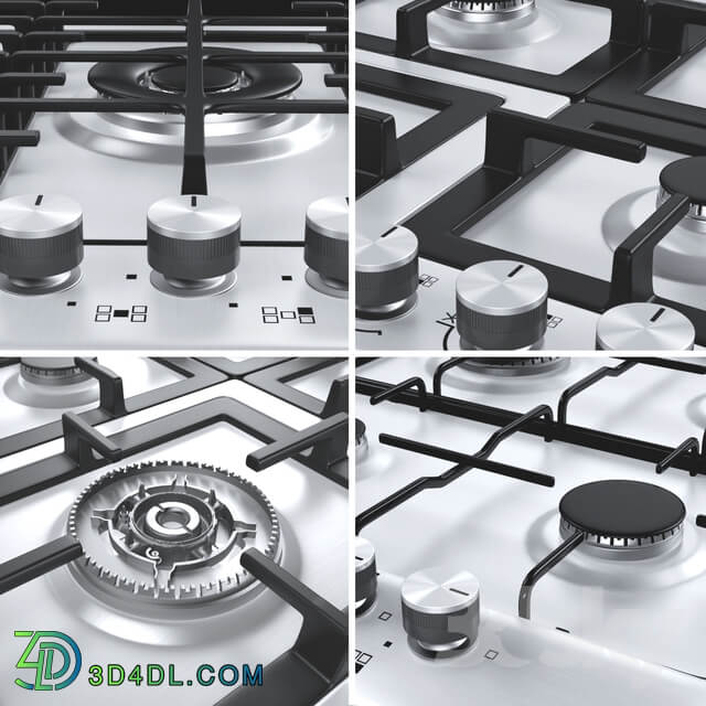 High Detailed Gas Hob