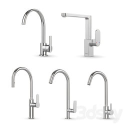 Set of kitchen faucets Ravak set 11 Faucet 3D Models 
