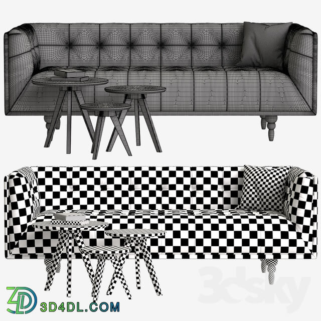 Sofa made connor table orion