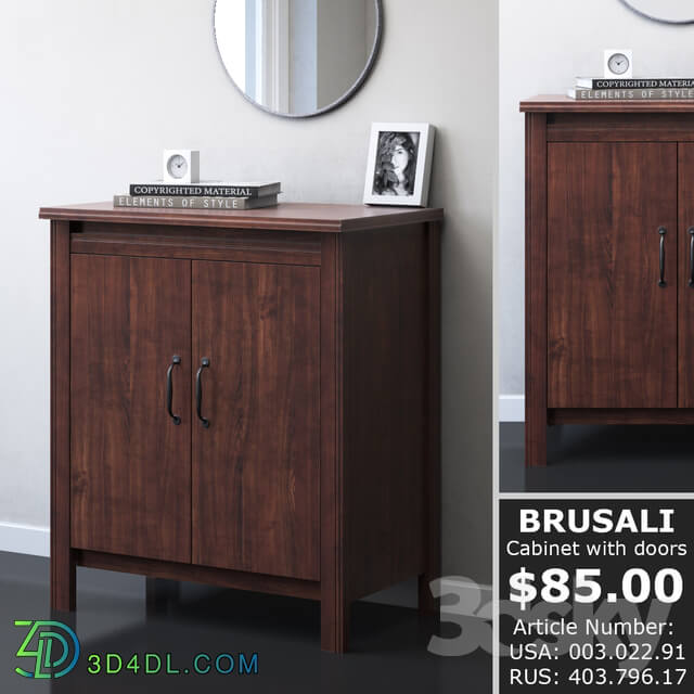 Sideboard Chest of drawer IKEA BRUSALI Cabinet with doors
