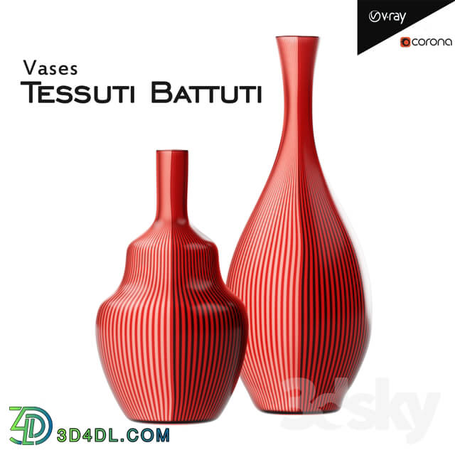 Tessuti Battuti vases