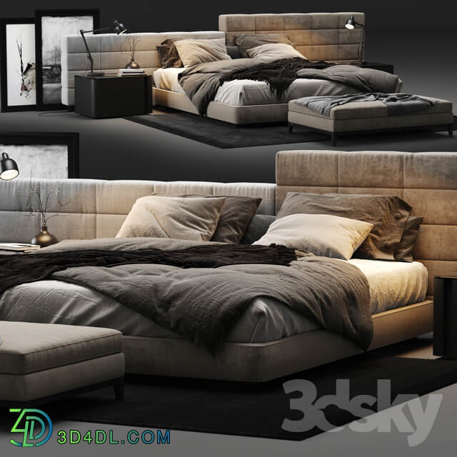 Bed Minotti Lawrence Bed