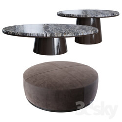 Meridiani Low Tables And Brons 