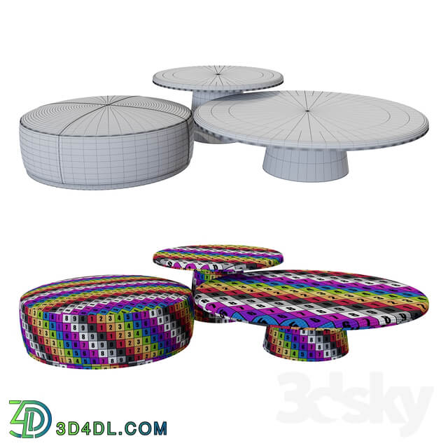 Meridiani Low Tables And Brons